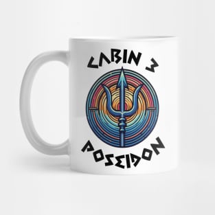 Cabin 3 Poseidon - CAMP half-blood V4 Mug